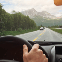 Driving a rental car