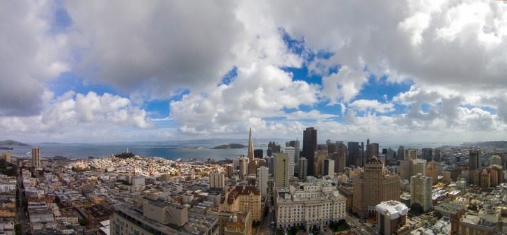 Clouds over the city