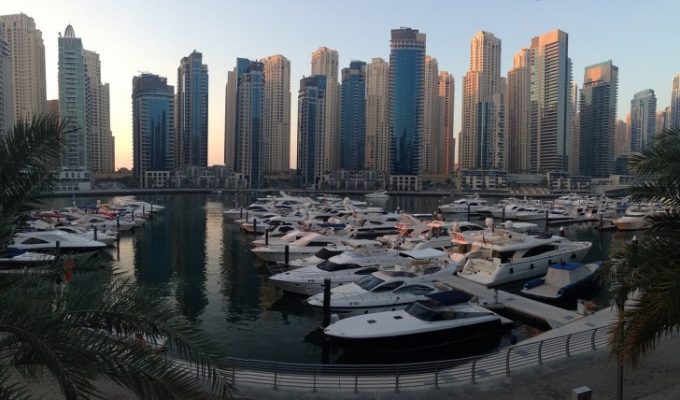 Yachts at the pier