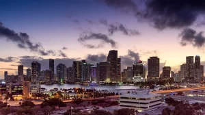 Florida Miami sunset