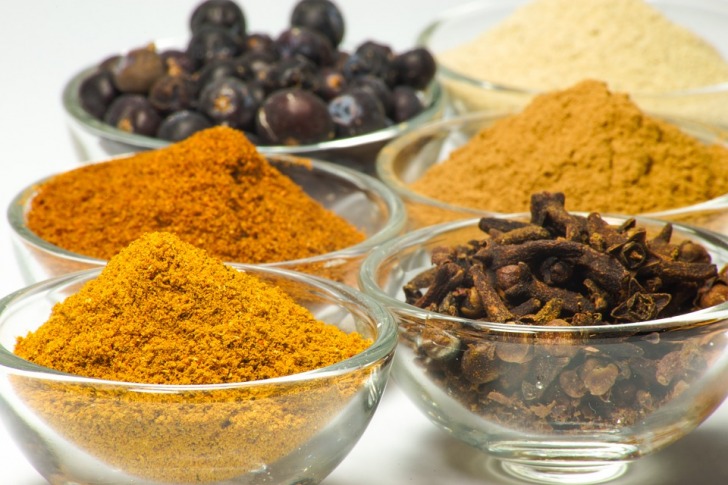 Spices and dried fruits