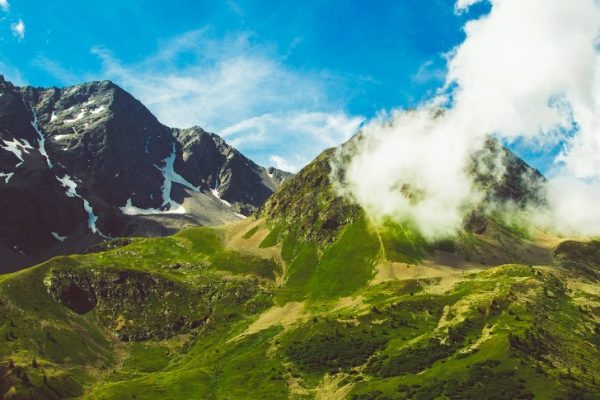 Hills and mountains