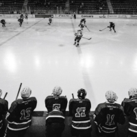 Hockey rink in Canada