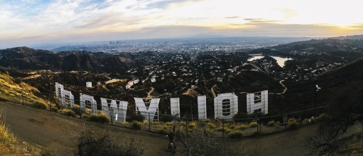 A view from the Hollywood hill