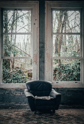 Old house window