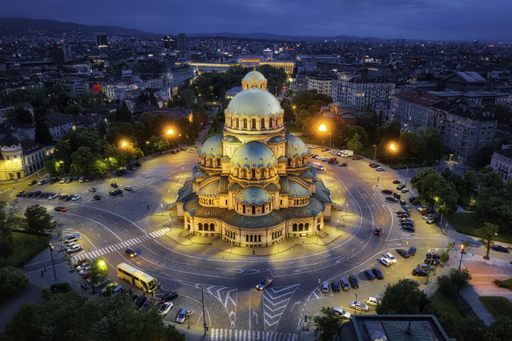 Alexander Nevsky Cathedral in Sofia, Bulgaria, taken in May 2019, taken in HDR