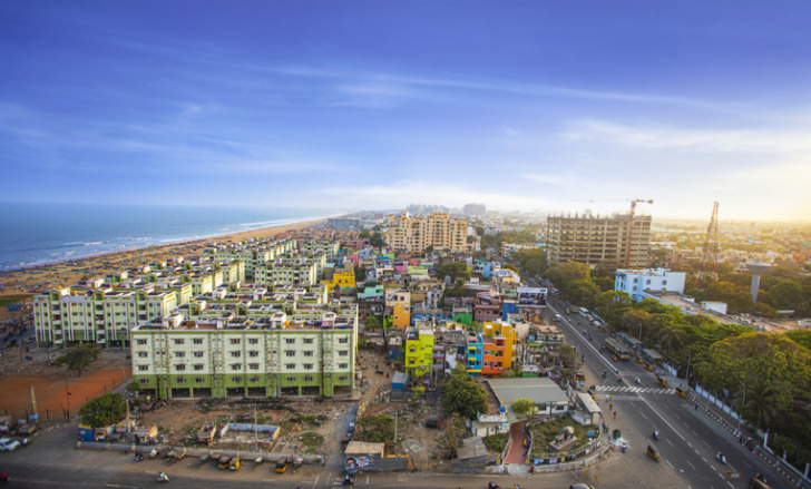 Marina Beach chennai city tamil nadu india bay of bengal chennai tourism east coast road