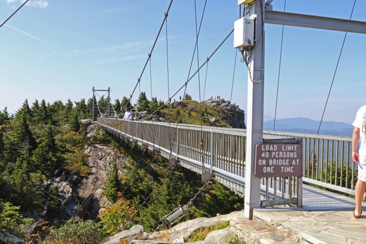 Mile High Swinging Bridge