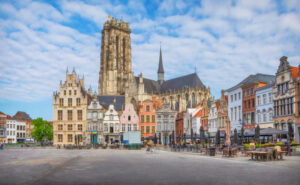 Mechelen Grote Markt square in Mechelen, Belgium