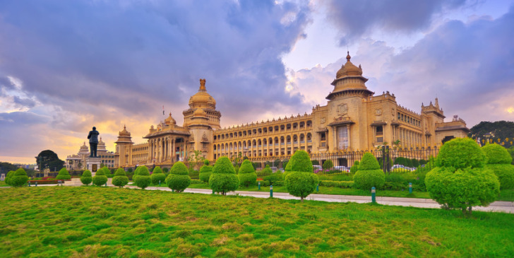 Vidhana Soudha in Bangalore, India