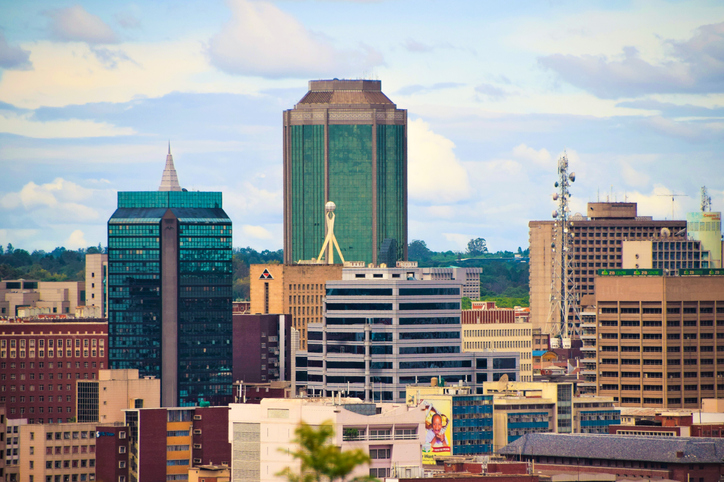 Harare city centre, Zimbabwe