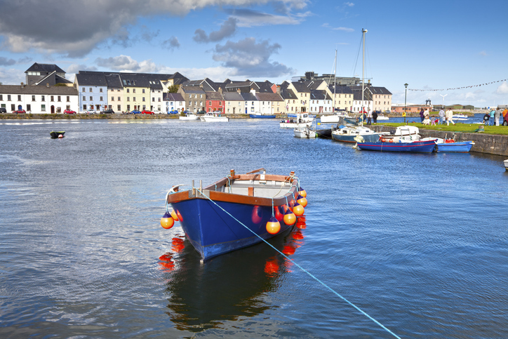 Boat In Galway Bay, Ireland