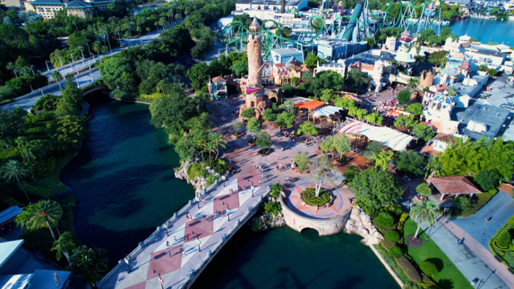 Downtown Orlando Florida United States. Tourism landmark of city.