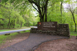 Entrance to Great Smoky Mountains National Park