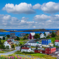 The remote Northern town of Trinity, along the quiet coast of Newfoundland and Labrador, Canada