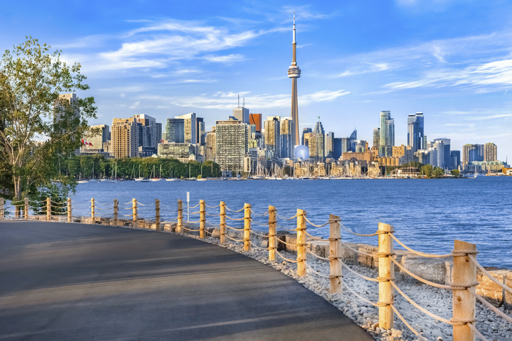 Toronto skyline from Trillium Park