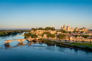 Avignon Aerial View over Avignon, Provence-Alpes-Côte d'Azur, France