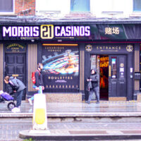 Outside a casino on Parnell St. in Dublin, Ireland's capital city