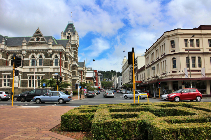 Anzac Square in Dunedin, New Zealand