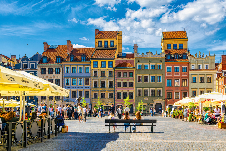 Old Town and the Market Square of Warsaw