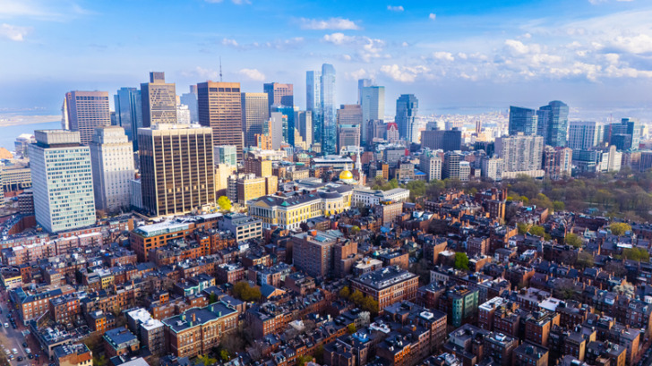 Varied scenery of Boston, Massachusetts