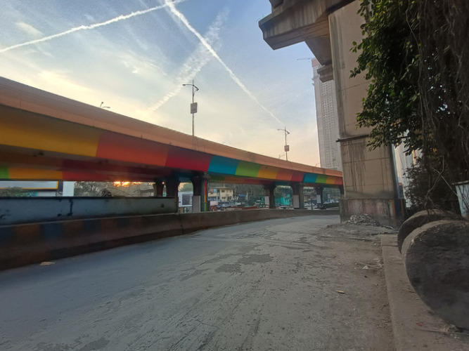 KAPURBAWADI FLYOVER in THANE CITY MAHARASHTRA INDIA
