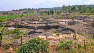 Gitega Burundi, Bweru, traditional brickworks