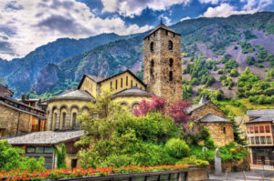 Sant Julia de Loria Sant Esteve church in Andorra la Vella, Andorra