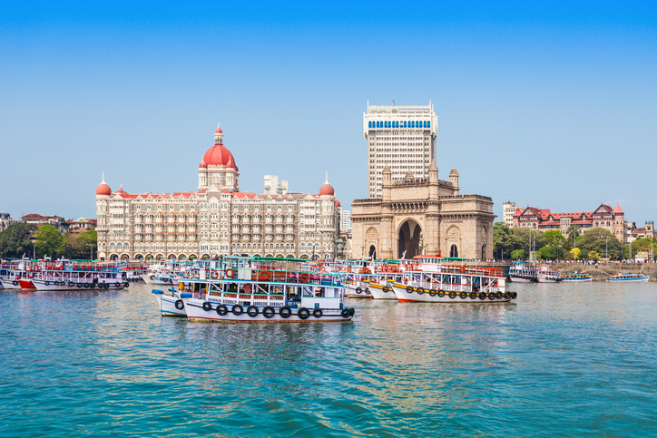 Taj Mahal Hotel and Gateway of India