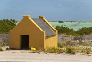 Sorobon Tourist attraction on Bonaire: former accomodations for slaves who worked on the nearby Salt Pans.