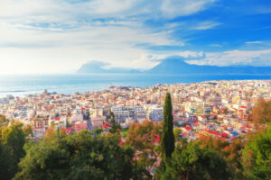 Patras city, Greece, view from above.