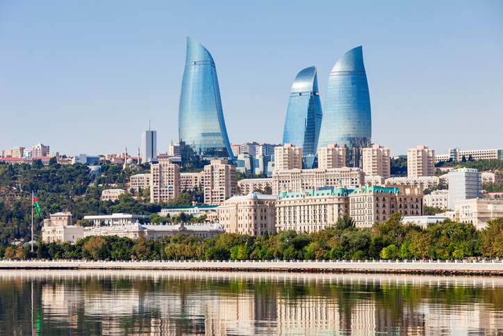 Flame Towers in Baku