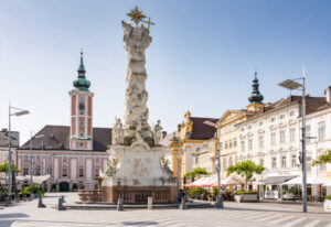 Saint Pölten Historic square in Sankt Pölten