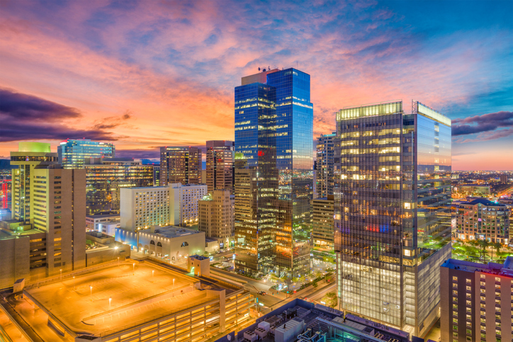Phoenix, Arizona, USA Cityscape