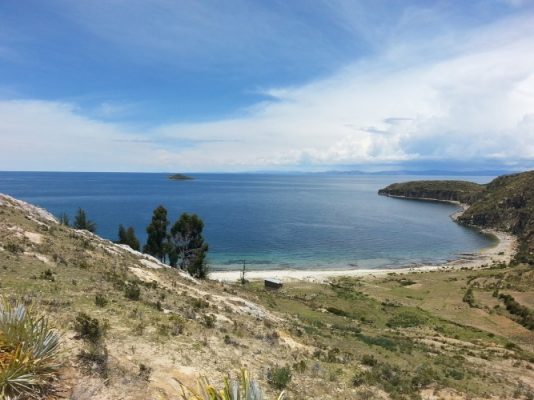 Secluded beach