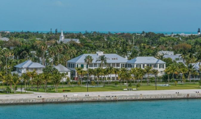 A hotel by the sea