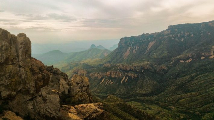 Bare mountains