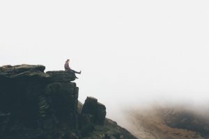 Man on the rock