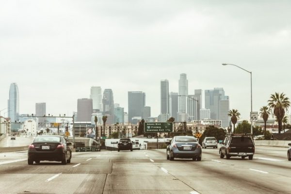 Cars on the street