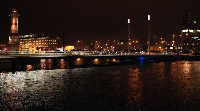 Malmo at night