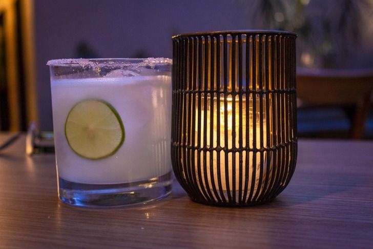 Candlelit drink