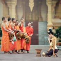 Monks in Bangkok