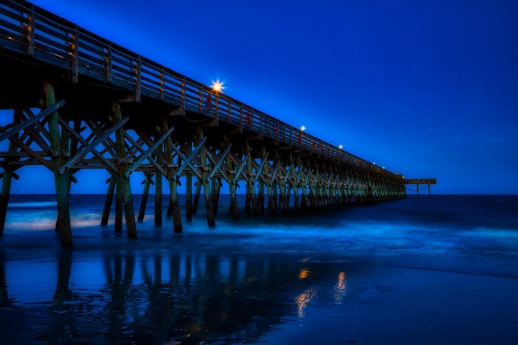 Myrtle Beach at night