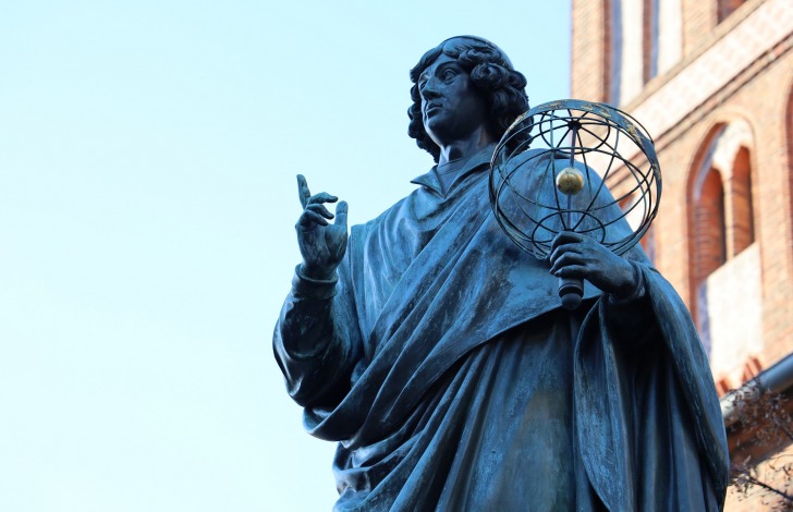 A monuments of Nicolas Copernicus in Torun