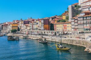 boats docked near seaside, Porto, Portugal
