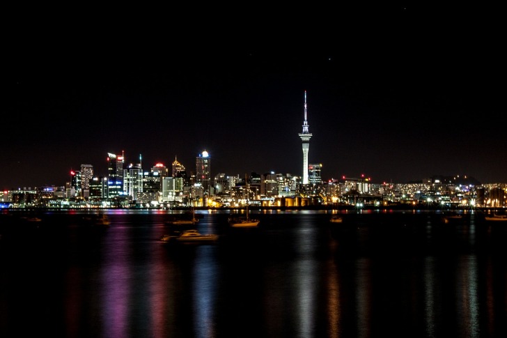 Auckland at night