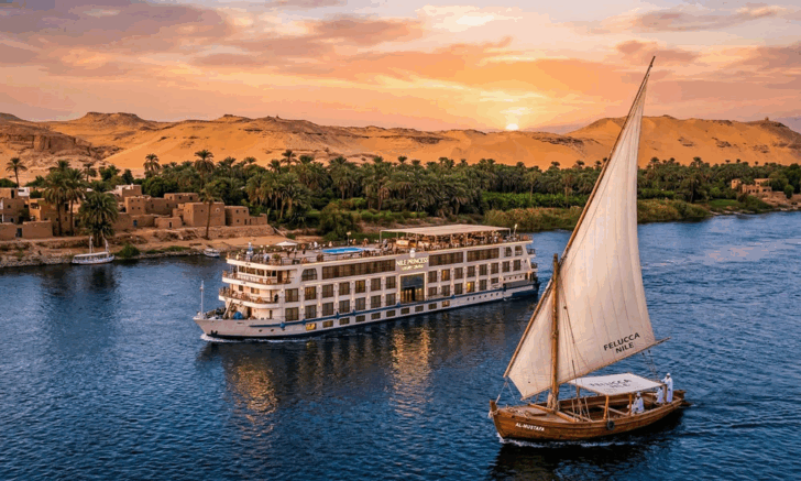 Nile River cruise ship