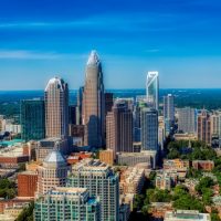 North Carolina Charlotte cityscape