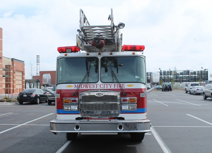 Oklahoma Midwest City fire engine