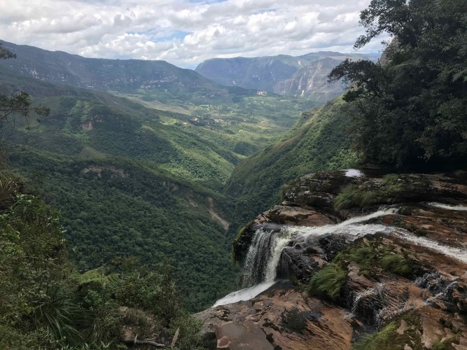 A stream in the mountains